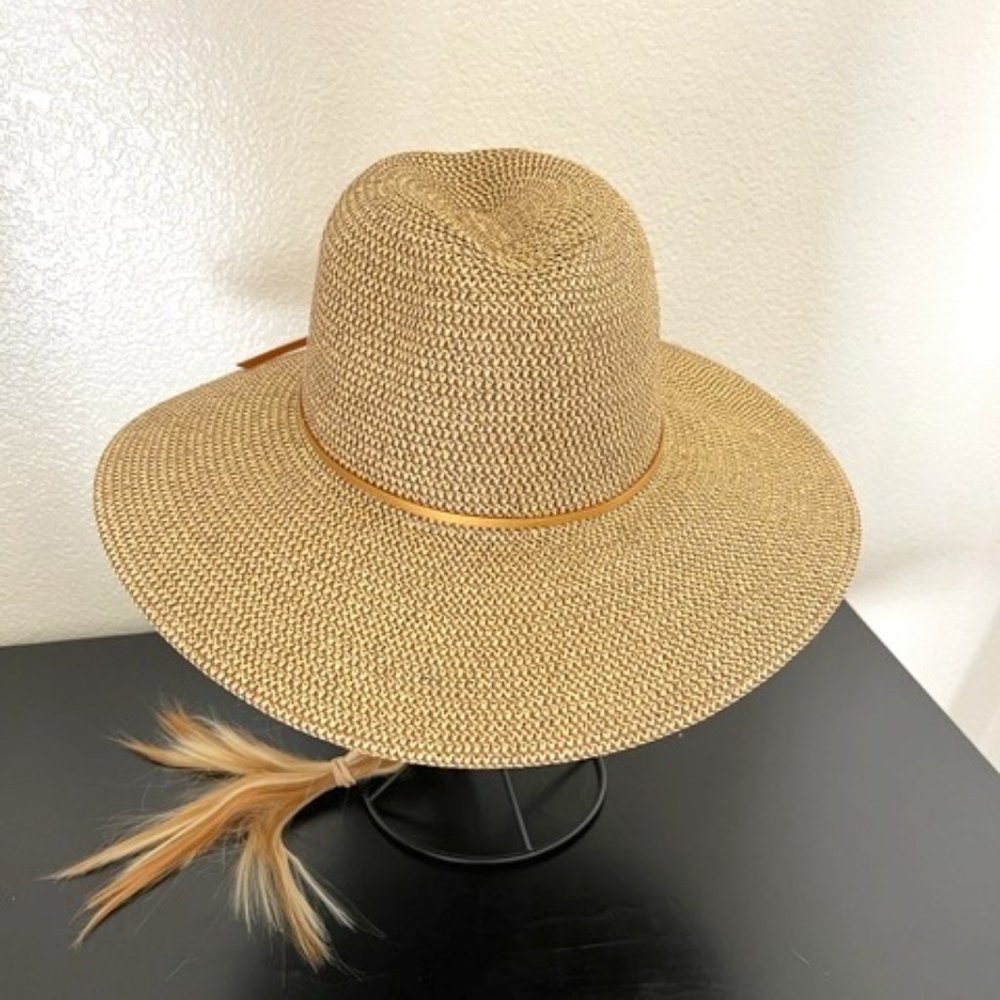 Ale by Alessandra Sancho Sun Hat with Leather Trim